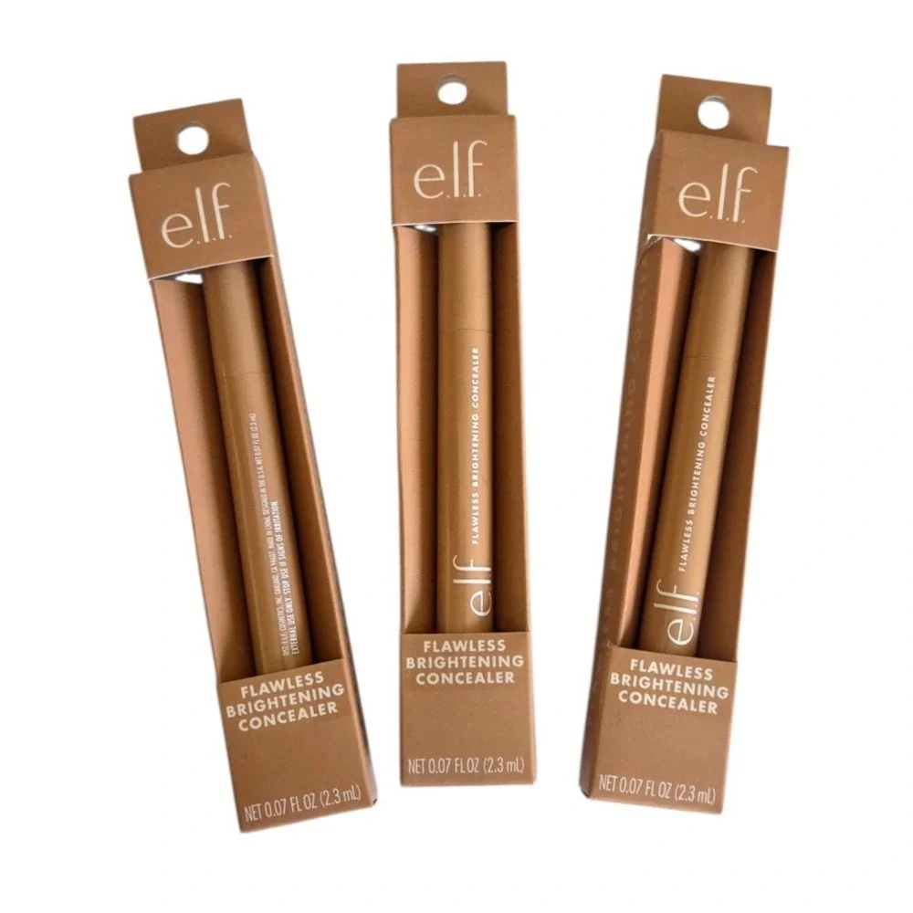 3 - NIB ELF Flawless Brightening Concealer 2.3ml TAN 41 W ~ New in the Box E.L.F